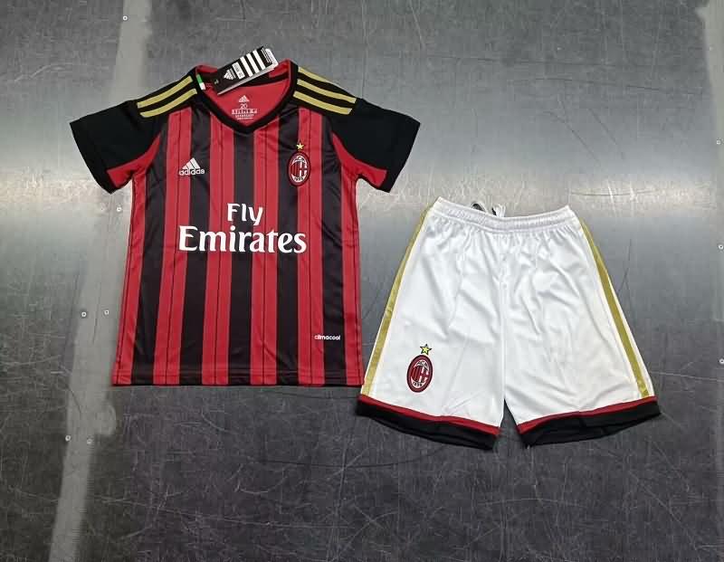 AC Milan 2013/14 Kids Home Soccer Jersey And Shorts