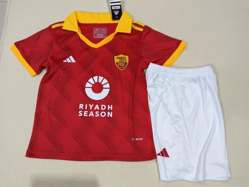 AS Roma 23/24 Kids Fourth Soccer Jersey And Shorts