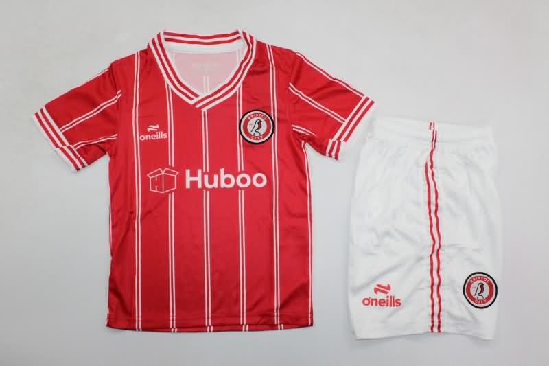 Bristol City 23/24 Kids Home Soccer Jersey And Shorts