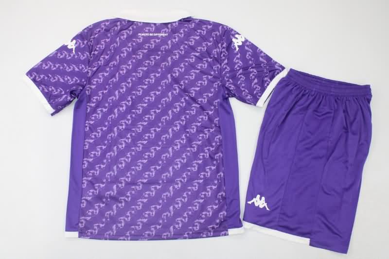Fiorentina 23/24 Kids Home Soccer Jersey And Shorts