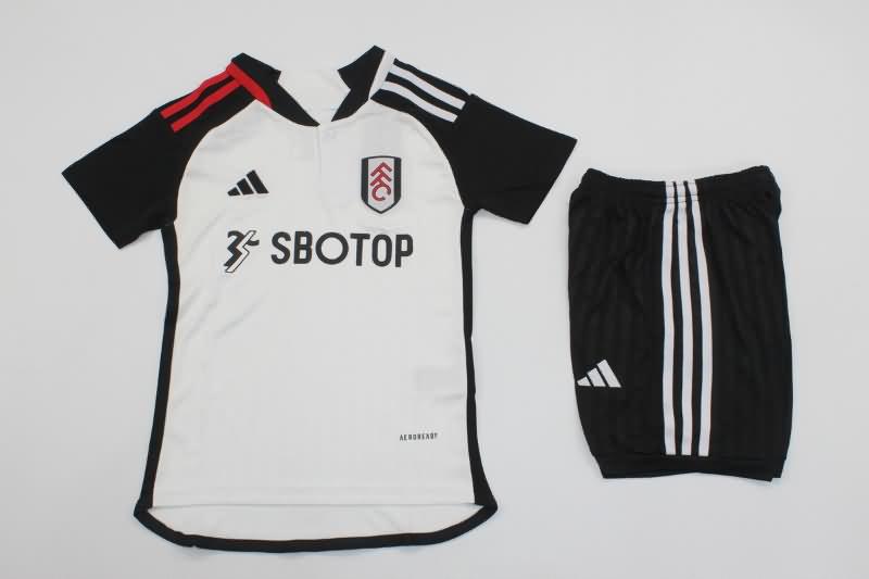 Fulham 23/24 Kids Home Soccer Jersey And Shorts