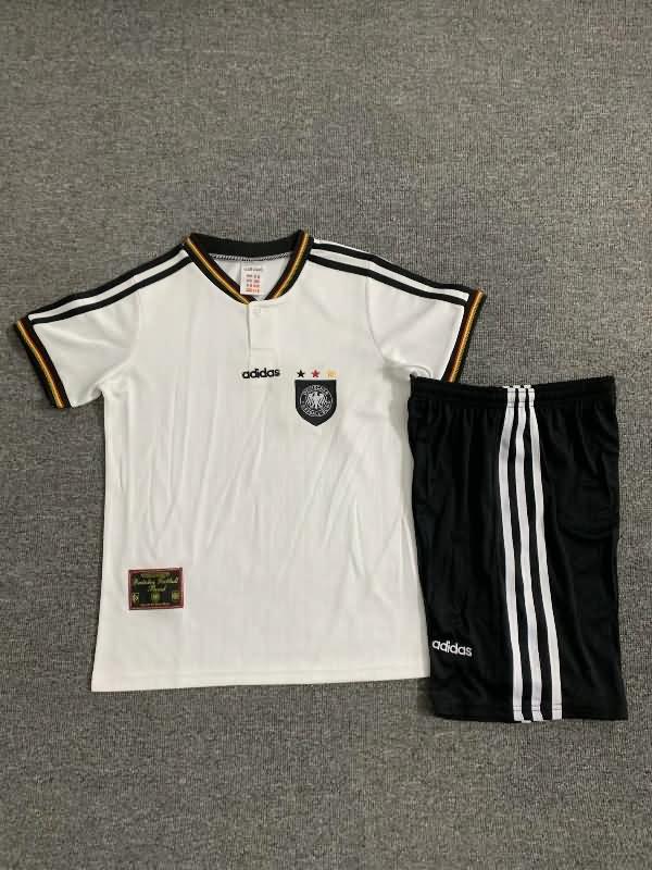 Germany 1996 Kids Home Soccer Jersey And Shorts