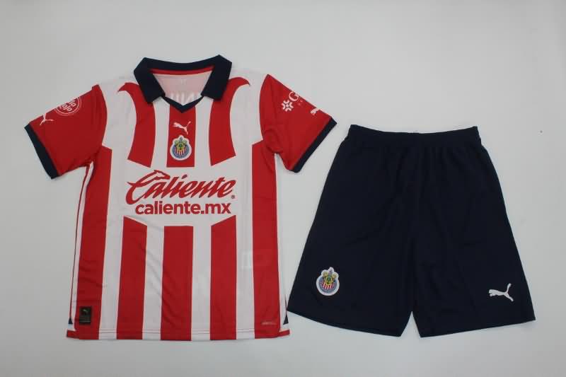 Guadalajara 23/24 Kids Home Soccer Jersey And Shorts