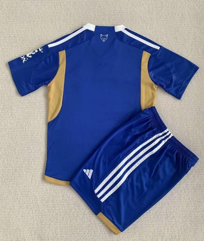Leicester City 23/24 Kids Home Soccer Jersey And Shorts