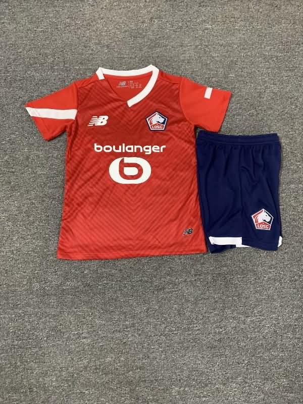 Lille 23/24 Kids Home Soccer Jersey And Shorts