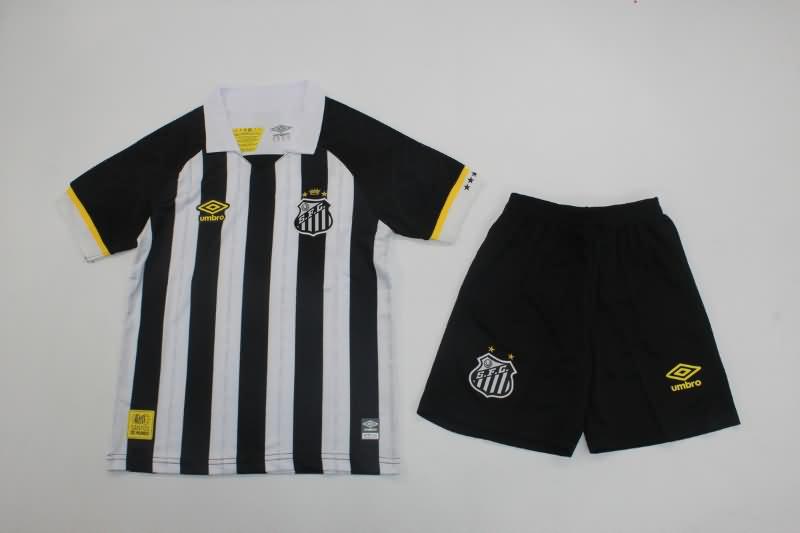 Santos 2023 Kids Away Soccer Jersey And Shorts