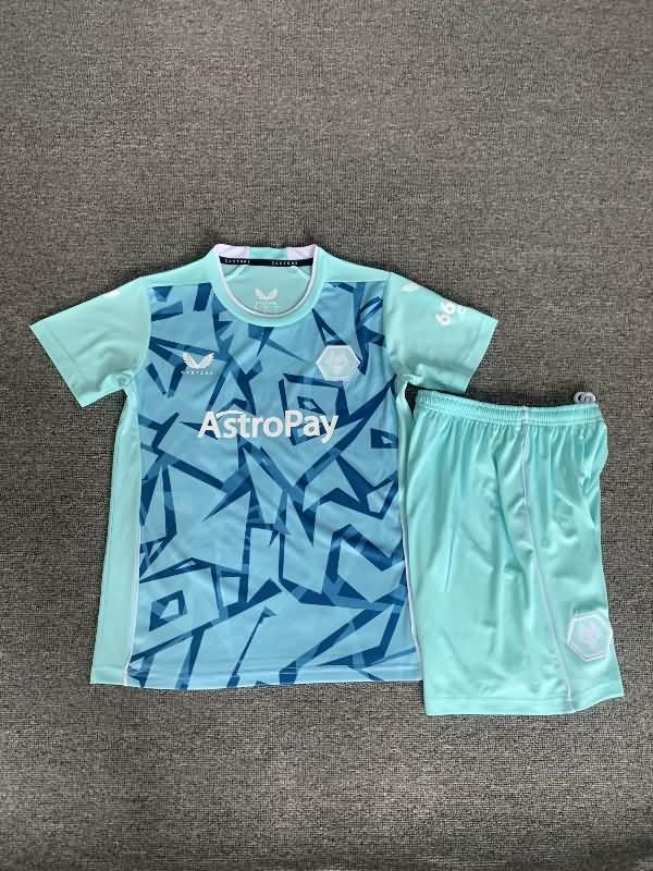 Wolves 23/24 Kids Third Soccer Jersey And Shorts
