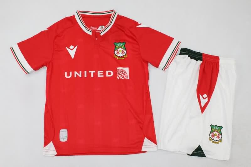 Wrexham 23/24 Kids Home Soccer Jersey And Shorts