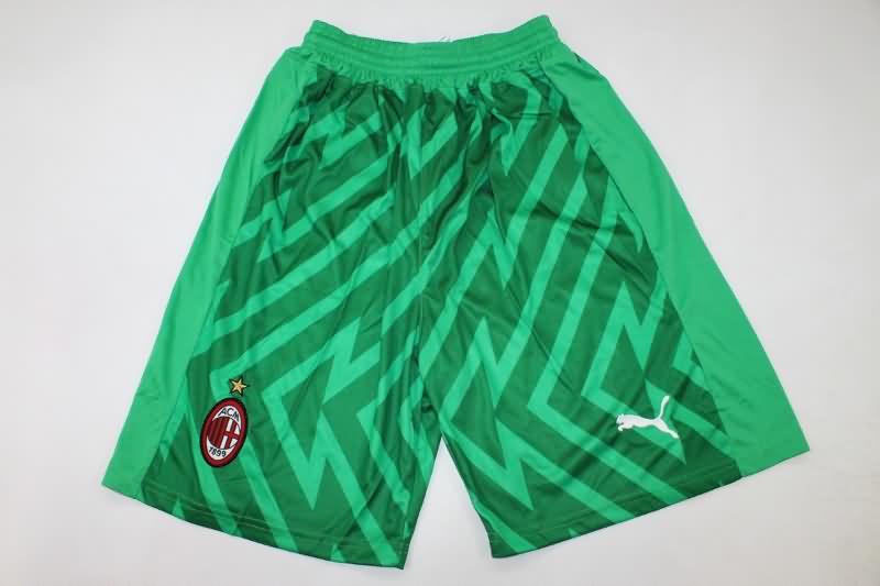 AAA(Thailand) AC Milan 23/24 Goalkeeper Green Soccer Shorts