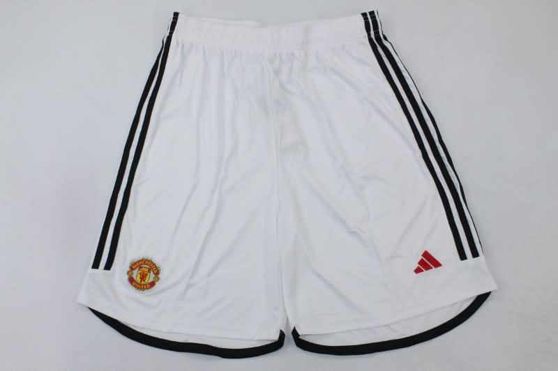 AAA(Thailand) Manchester United 23/24 Home Soccer Shorts