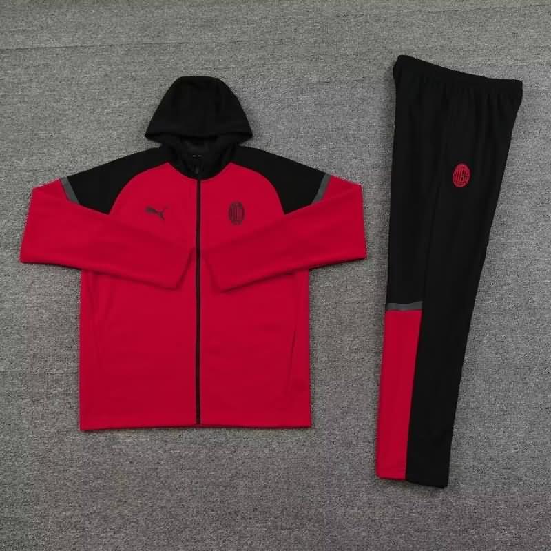 AAA(Thailand) AC Milan 23/24 Red Soccer Tracksuit 05