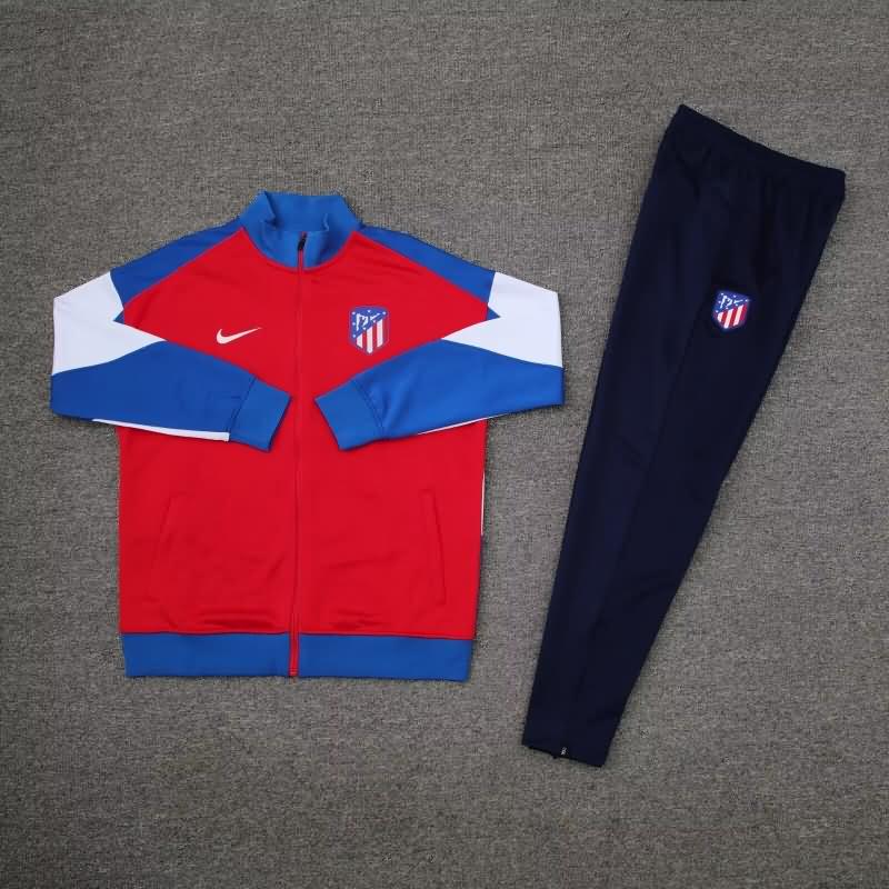 AAA(Thailand) Atletico Madrid 23/24 Red Soccer Tracksuit
