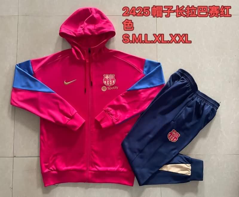 AAA(Thailand) Barcelona 23/24 Red Soccer Tracksuit 02