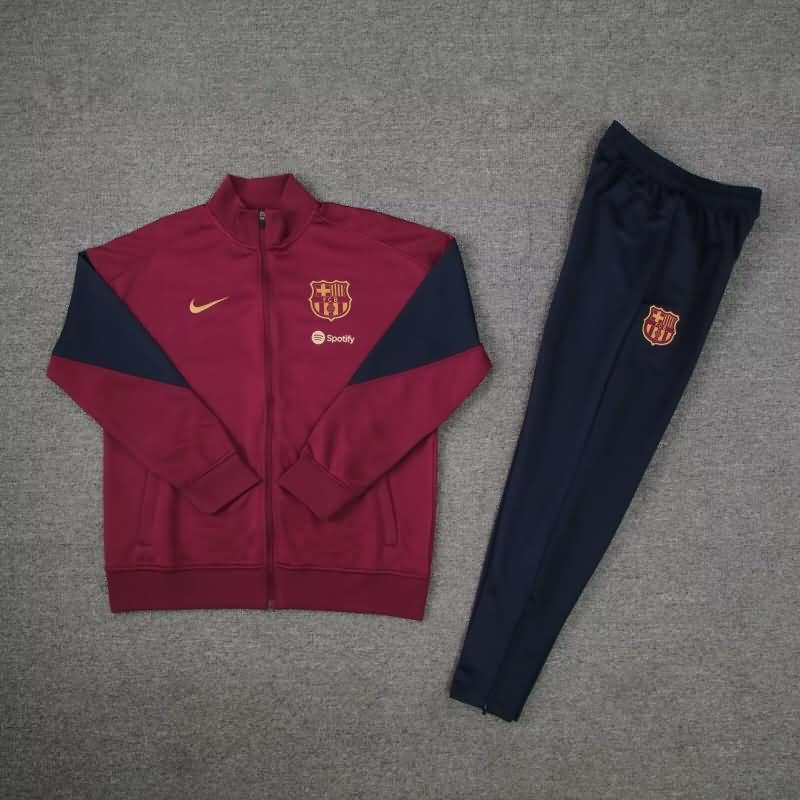 AAA(Thailand) Barcelona 23/24 Red Soccer Tracksuit 04