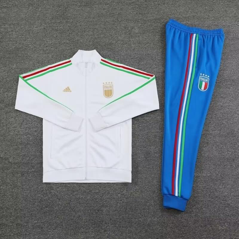 AAA(Thailand) Italy 2024 White Soccer Tracksuit
