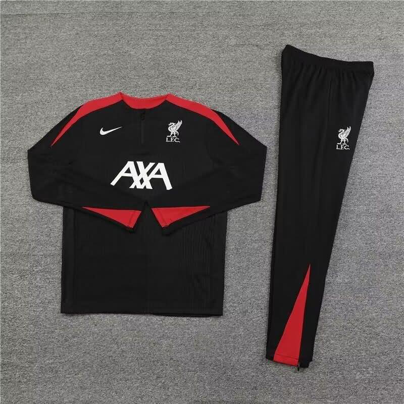 AAA(Thailand) Liverpool 23/24 Black Soccer Tracksuit 02