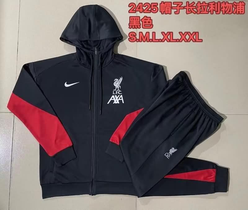 AAA(Thailand) Liverpool 23/24 Black Soccer Tracksuit 03
