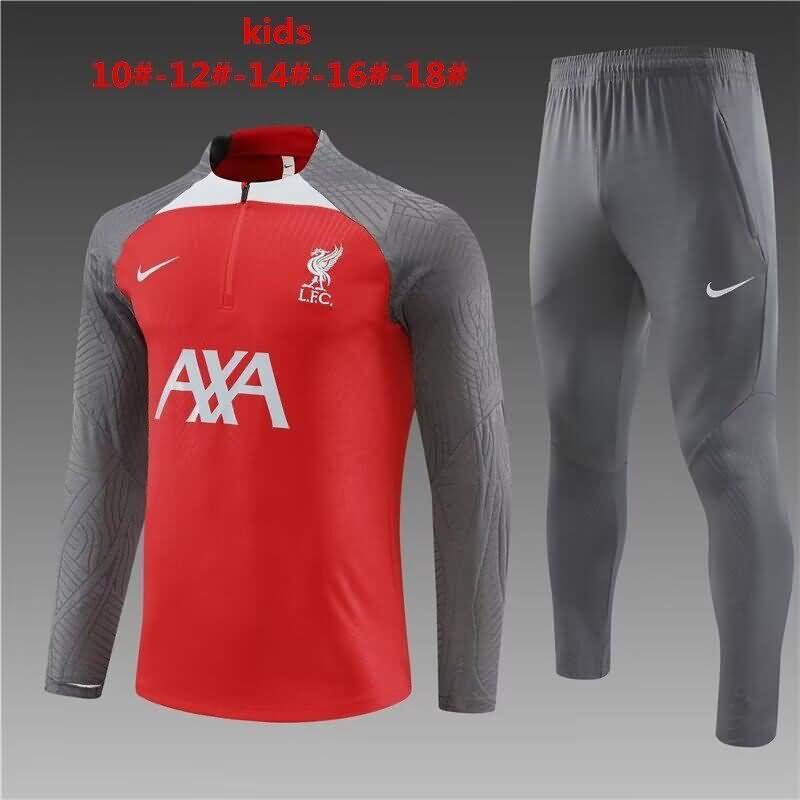 Liverpool 23/24 Kids Red Soccer Tracksuit