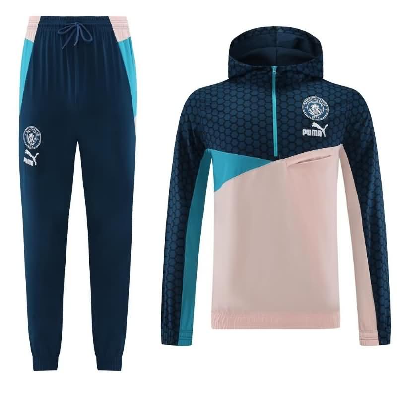 AAA(Thailand) Manchester City 23/24 Pink Soccer Tracksuit