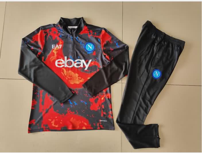 AAA(Thailand) Napoli 23/24 Red Soccer Tracksuit 02