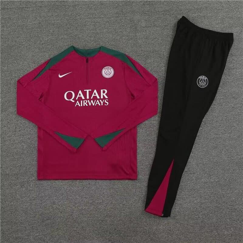 AAA(Thailand) PSG 23/24 Red Soccer Tracksuit