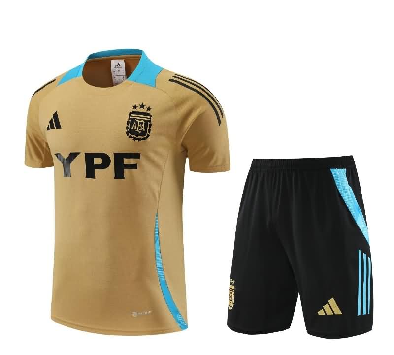 AAA(Thailand) Argentina 2024 Gold Soccer Training Sets 02