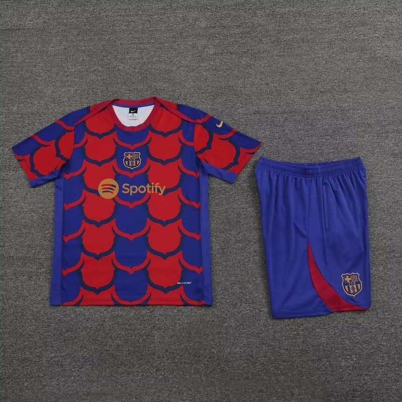 AAA(Thailand) Barcelona 23/24 Red Blue Soccer Training Sets 04