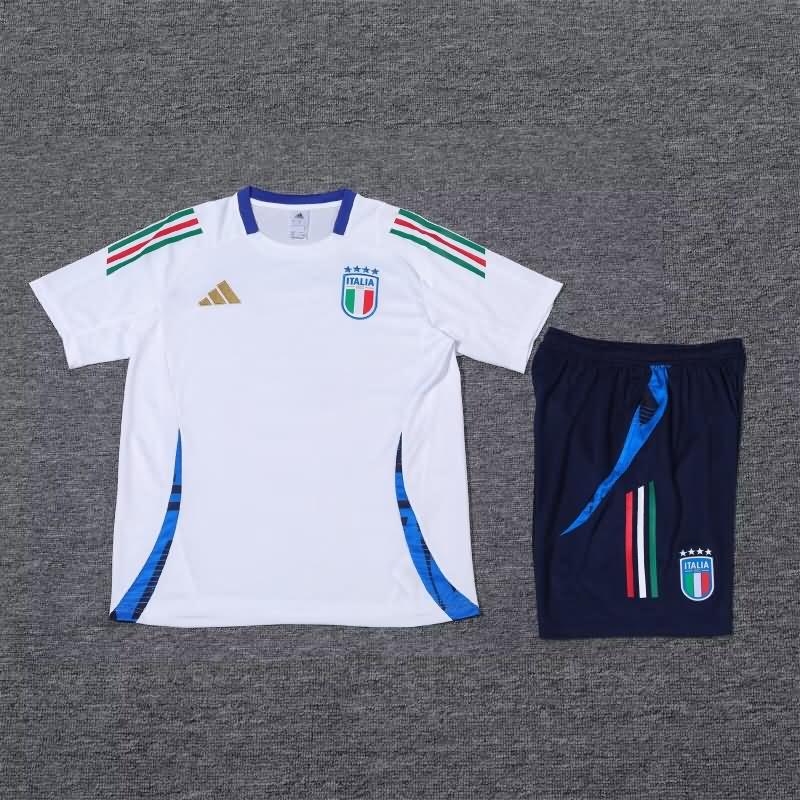 AAA(Thailand) Italy 2024 White Soccer Training Sets 02