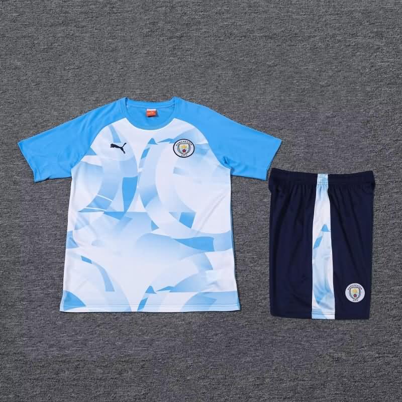 AAA(Thailand) Manchester City 23/24 White Soccer Training Sets