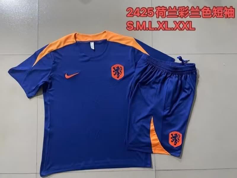 AAA(Thailand) Netherlands 23/24 Blue Soccer Training Sets