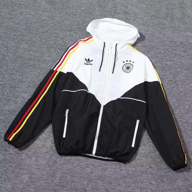 AAA(Thailand) Germany 2024 Black Soccer Windbreaker 02