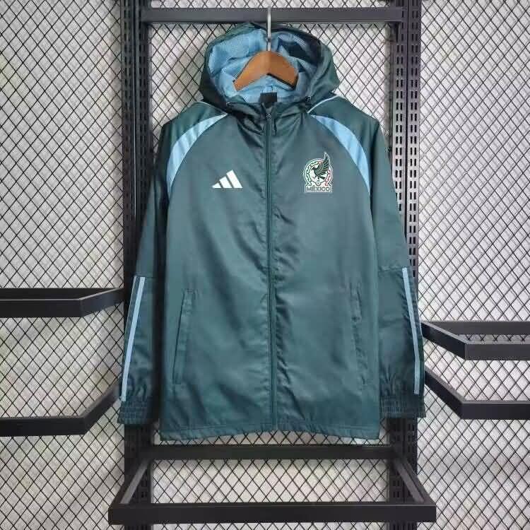 AAA(Thailand) Mexico 2024 Green Soccer Windbreaker