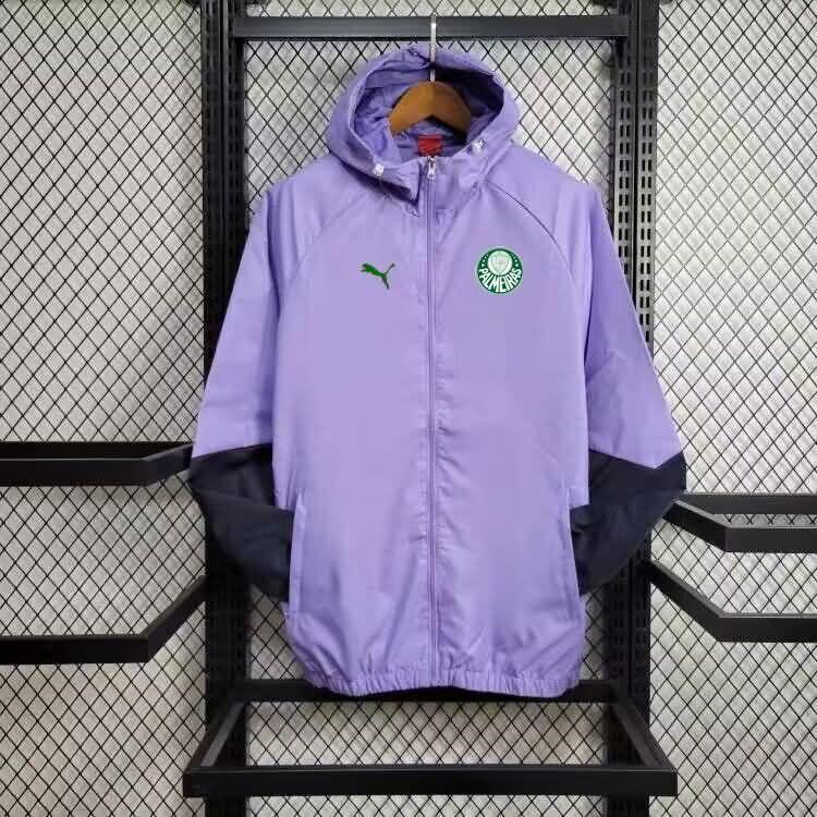 AAA(Thailand) Palmeiras 2024 Purples Soccer Windbreaker