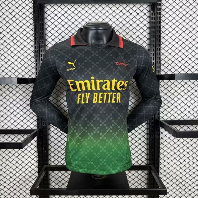 AAA(Thailand) AC Milan 24/25 Special Long Sleeve Soccer Jersey (Player)