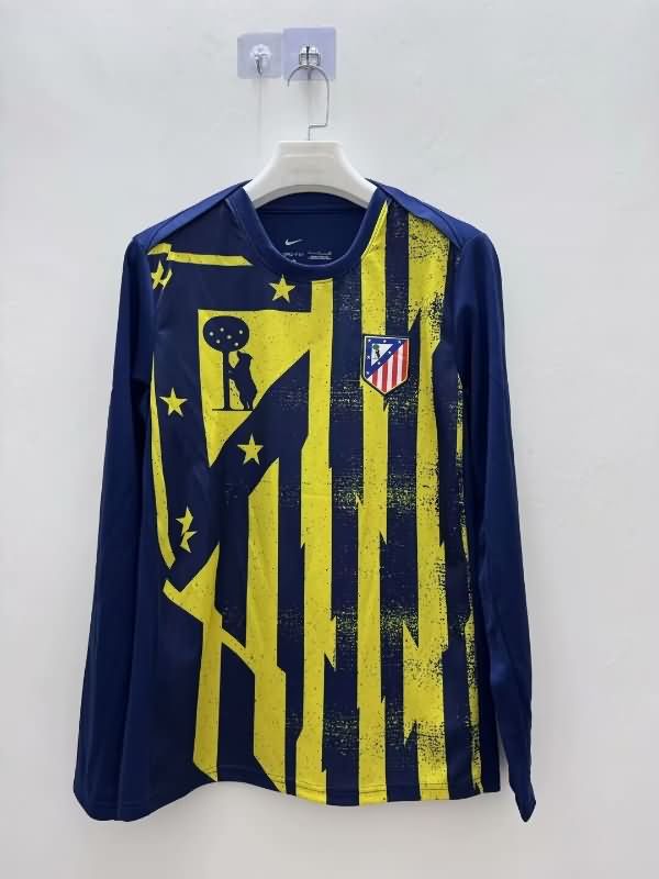 AAA(Thailand) Atletico Madrid 24/25 Training Long Sleeve Soccer Jersey