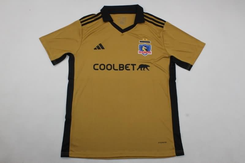 AAA(Thailand) Colo Colo 2024 Gold Soccer Jersey