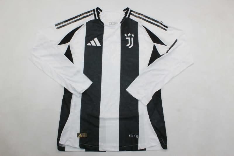 AAA(Thailand) Juventus 24/25 Home Long Sleeve Soccer Jersey (Player)