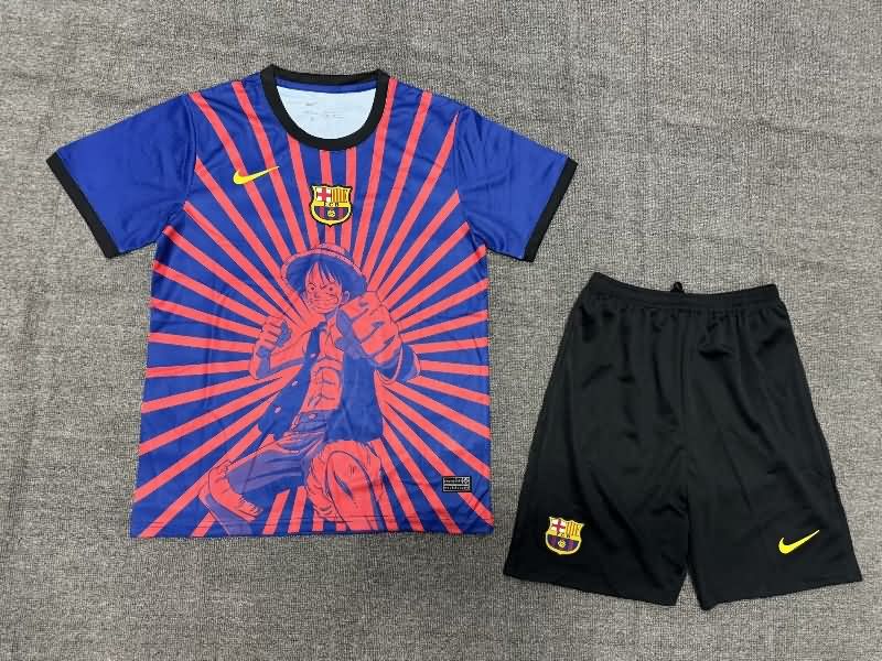 Barcelona 24/25 Kids Special Soccer Jersey And Shorts