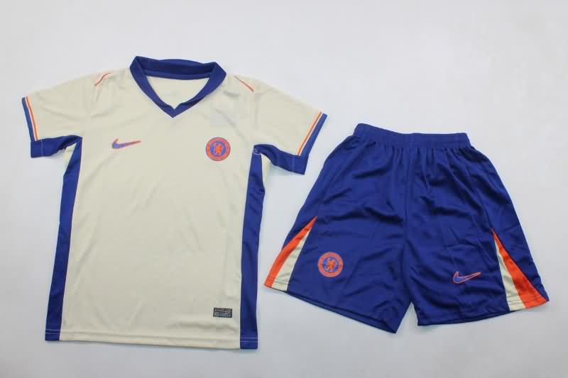 Chelsea 24/25 Kids Away Soccer Jersey And Shorts Leaked