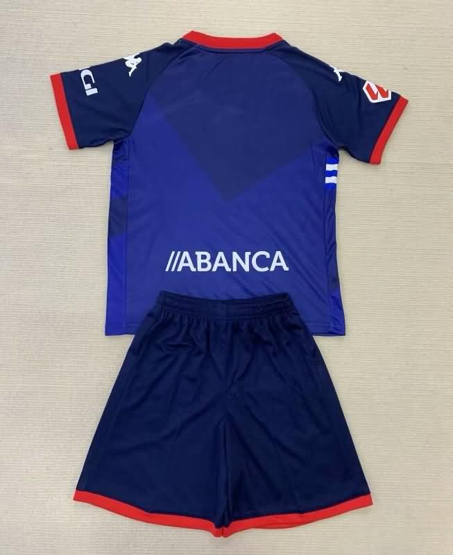 Deportivo La Coruna 24/25 Kids Third Soccer Jersey And Shorts