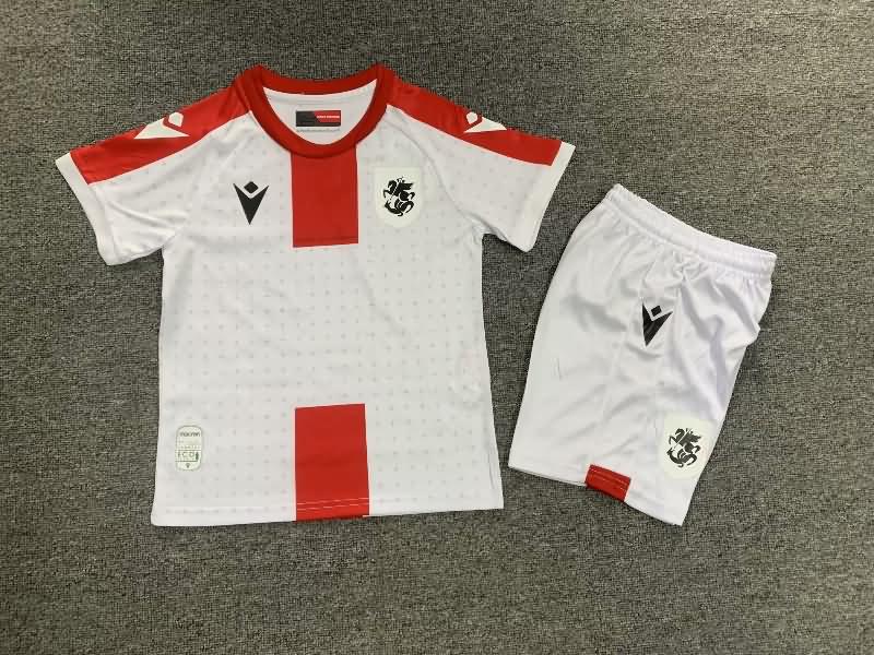 Georgia 2024 Kids Home Soccer Jersey And Shorts