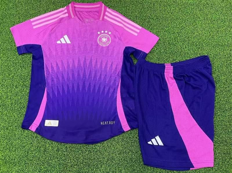 Germany 2024 Kids Away Soccer Jersey And Shorts (Player)