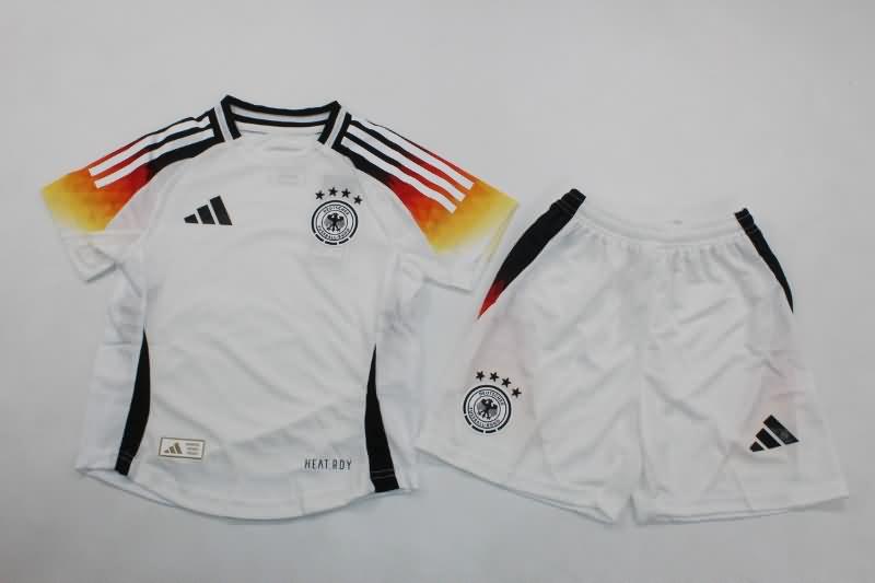 Germany 2024 Kids Home Soccer Jersey And Shorts (Player)