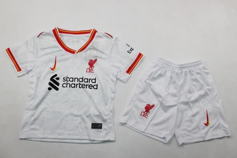 Liverpool 24/25 Kids Third Soccer Jersey And Shorts Leaked