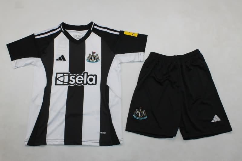 Newcastle United 24/25 Kids Home Soccer Jersey And Shorts Leaked