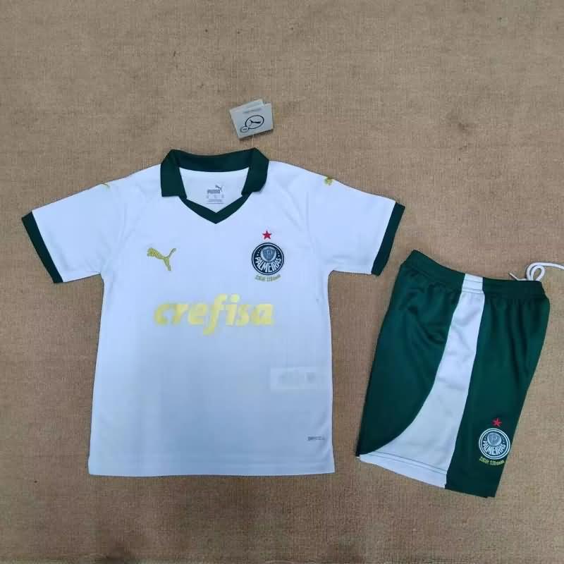 Palmeiras 2024 Kids Away Soccer Jersey And Shorts