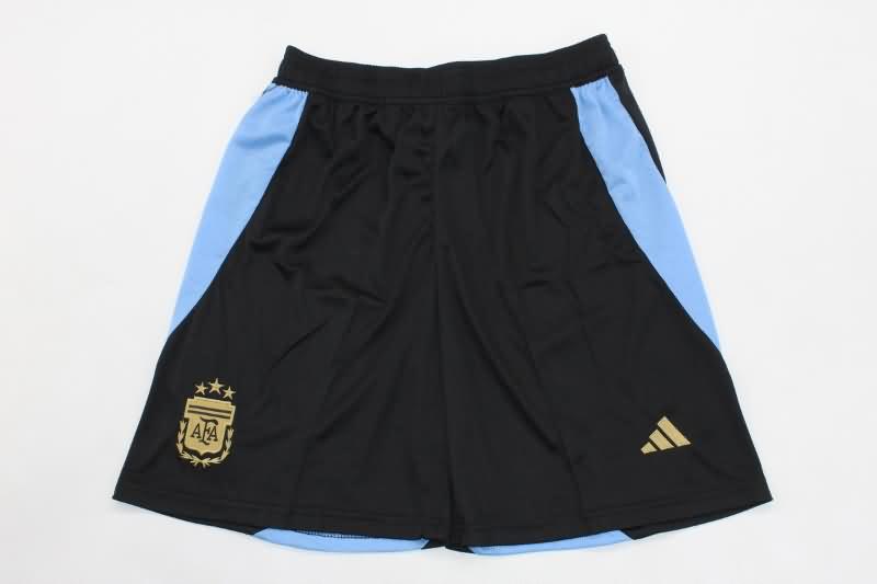 AAA(Thailand) Argentina 2024 Copa America Black Soccer Shorts