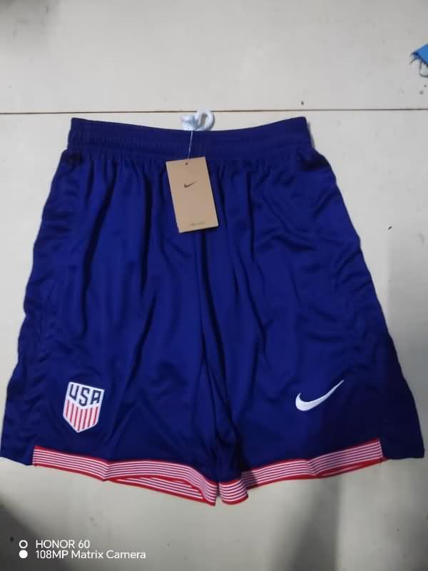 AAA(Thailand) USA 2024 Away Soccer Shorts