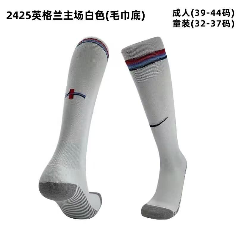 AAA(Thailand) England 2024 Home Soccer Socks