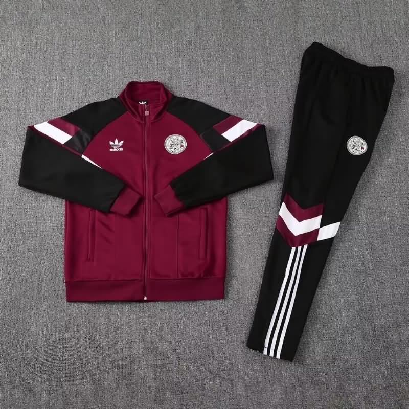AAA(Thailand) Ajax 24/25 Red Soccer Tracksuit